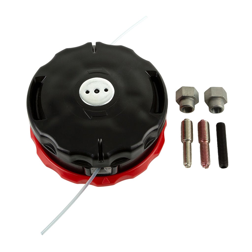 PROKUT 4in Easy Load Tap & Go Trimmer Head with Left Hand Arbor & Adaptor Kit