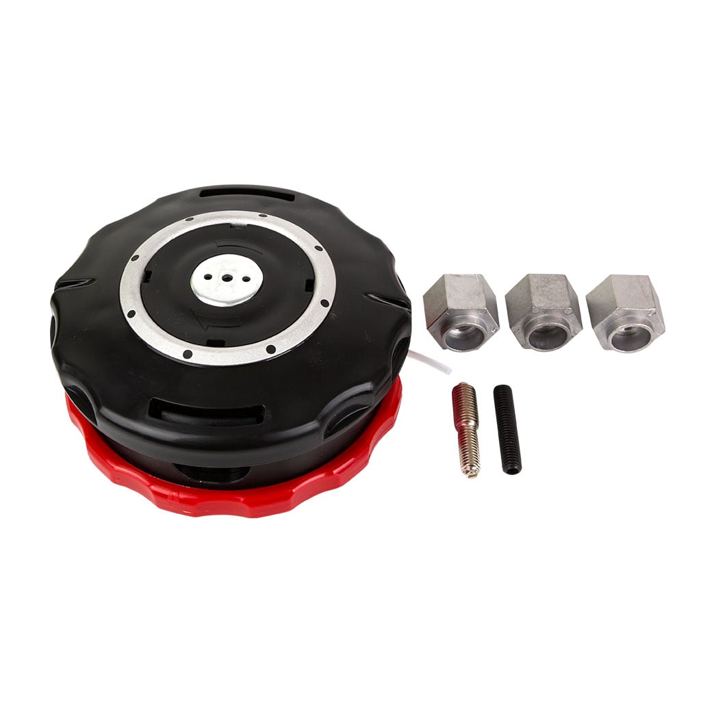 PROKUT 5in Easy Load Tap & Go Trimmer Head with Left Hand Arbor & Adaptor Kit