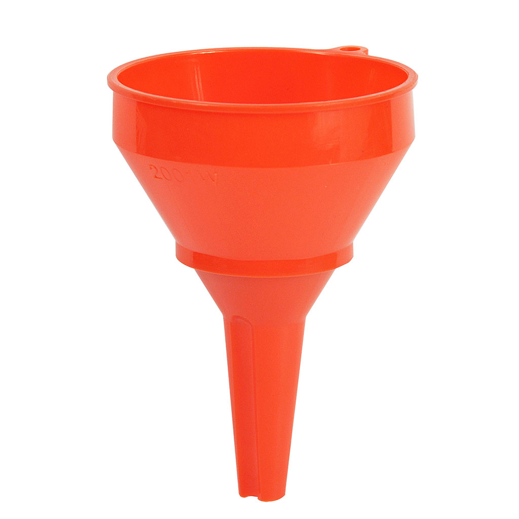 Universal 4″ Plastic Funnel with Removable Mesh Filter