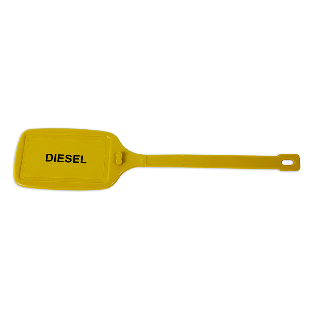 Universal Fuel Identification Tags – Diesel, Gold Plastic (10 Pack) Universal Fuel Identification Tags – Diesel, Gold Plastic (10 Pack)