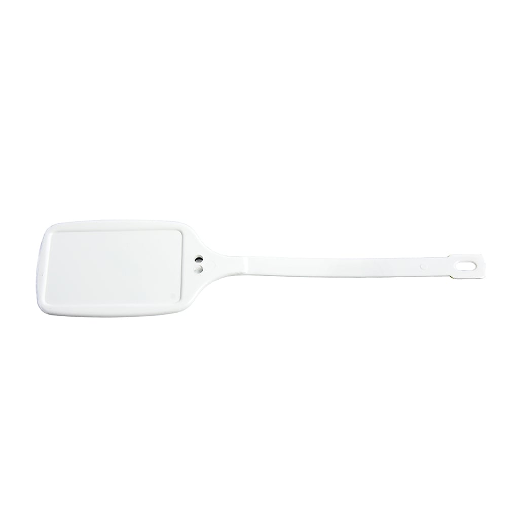 Universal Identification Tags – Blank, White Plastic (10 Pack)