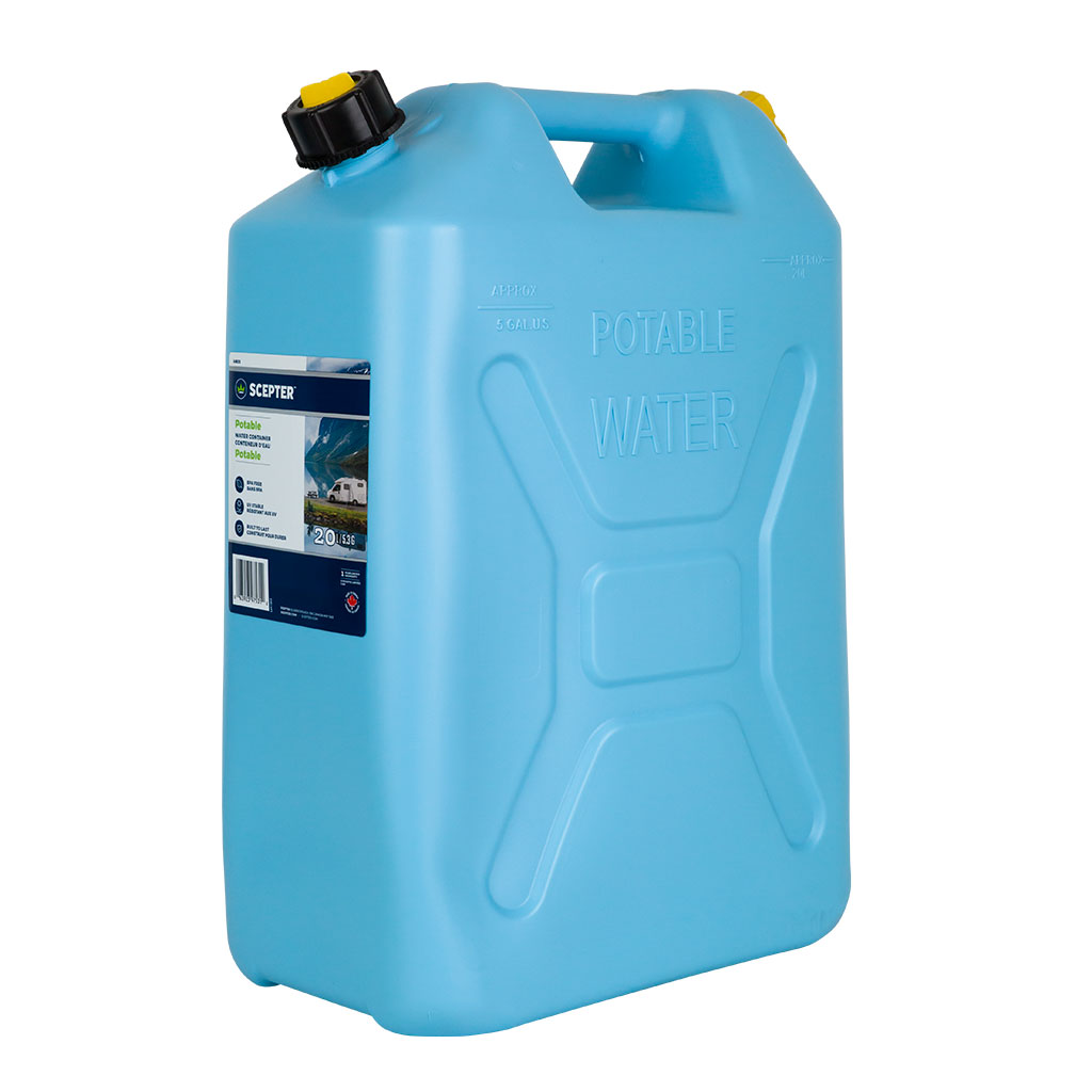 Scepter 20 Litre Plastic Water Can (Blue)