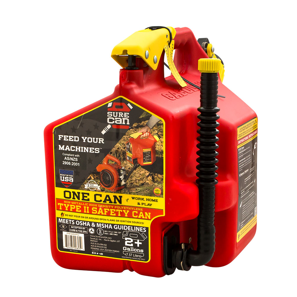 SureCan 8.3 Litre (2+ Gallon) Safety Fuel Can