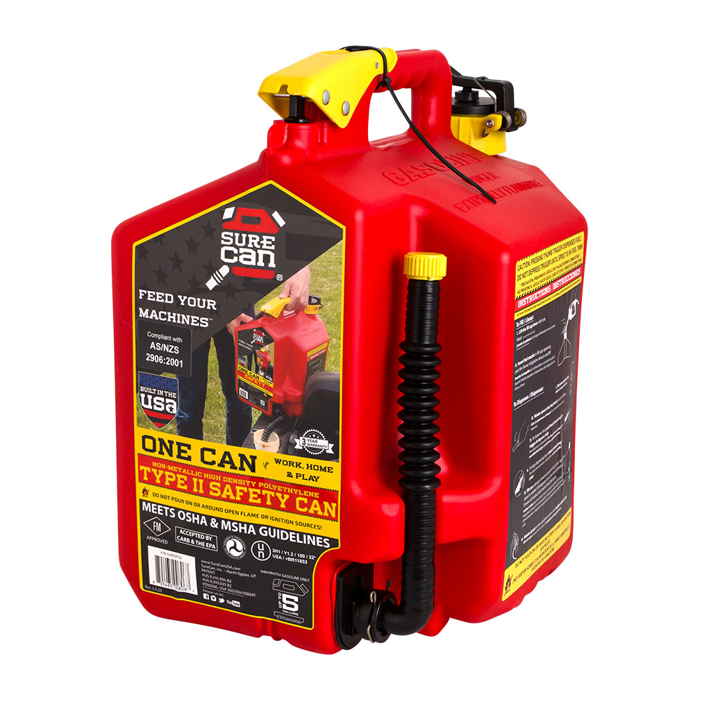 SureCan 18.9 Litre (5 Gallon) Safety Fuel Can