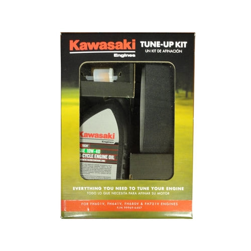 Kawasaki Premium Quality FH601V, FH641V, FH661V, FH680V, FH721V Engine Service Kit For Models Fitted With Standard Duty Air Filters Genuine