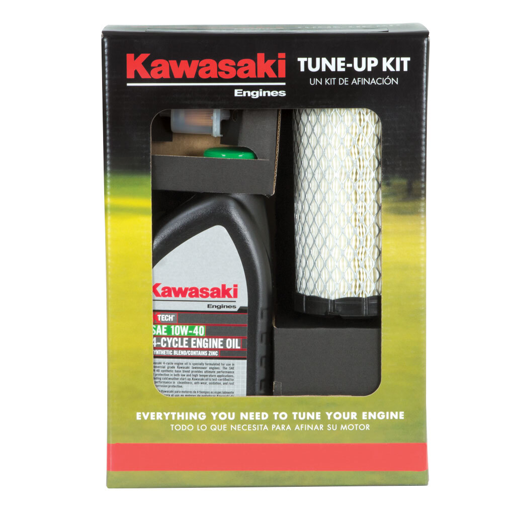 Kawasaki FX481V, FX541V, FX600V Premium Quality Engine Service Kit With 10W40 Engine Oil Genuine