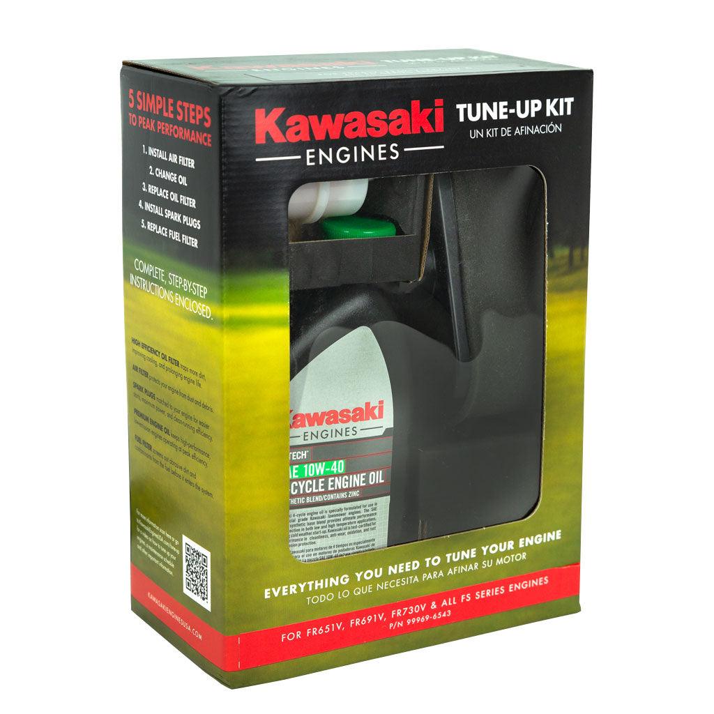 Kawasaki FR651V-FR730V, FS481V- FS730V Premium Quality Engine Service Kit With 10W40 Engine Oil Genuine