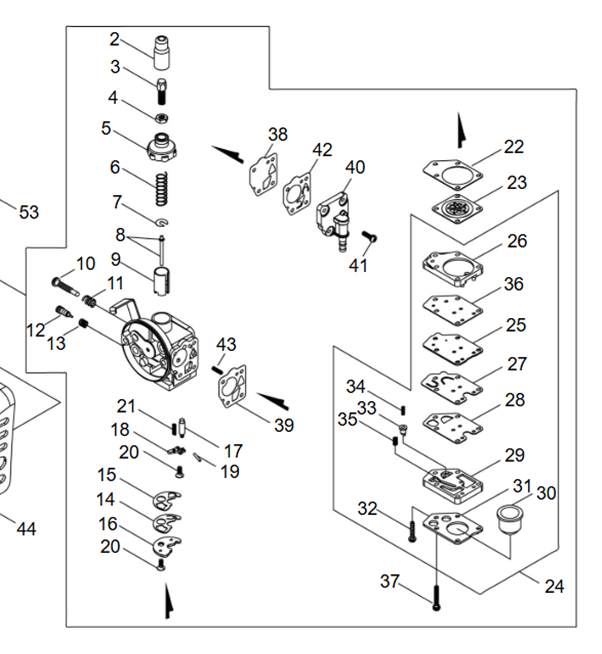 GASKET, PUMP DIAPH.