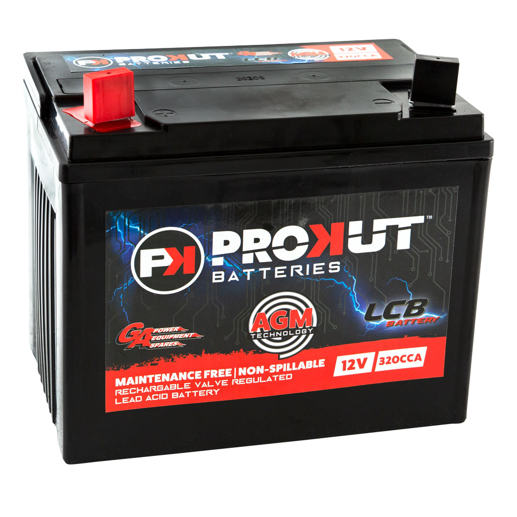 Prokut BAT7487 U1 12V 320CCA Maintenance-Free Mower Battery