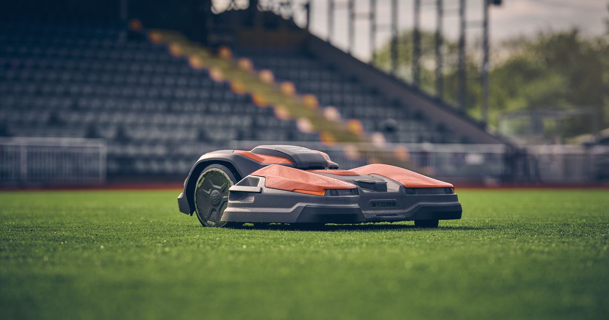 Commercial robotic lawn mower